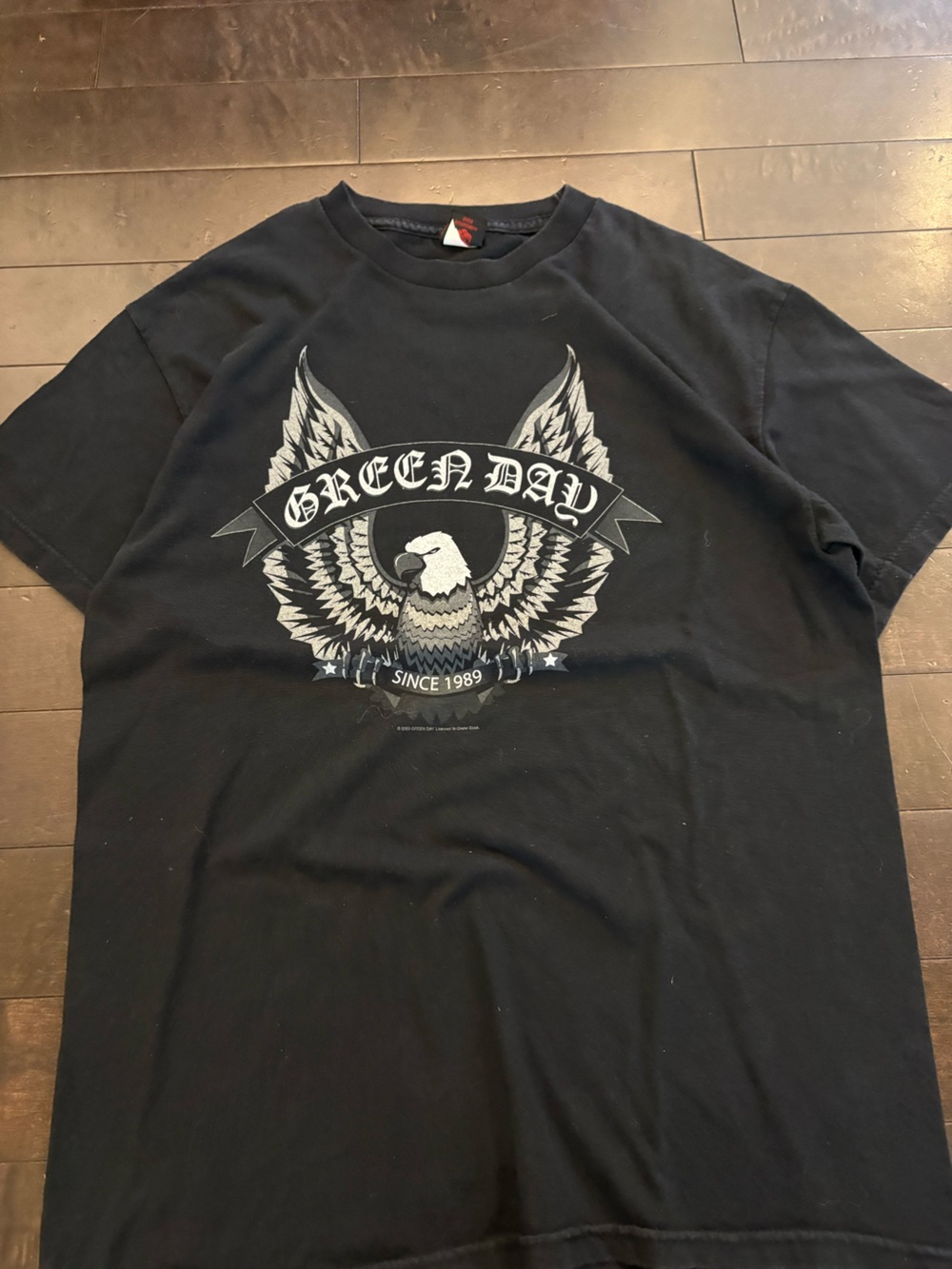 Vintage green day band tee